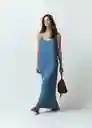 Vestido Frutti Mujer Azul Indigo Talla S Naf Naf