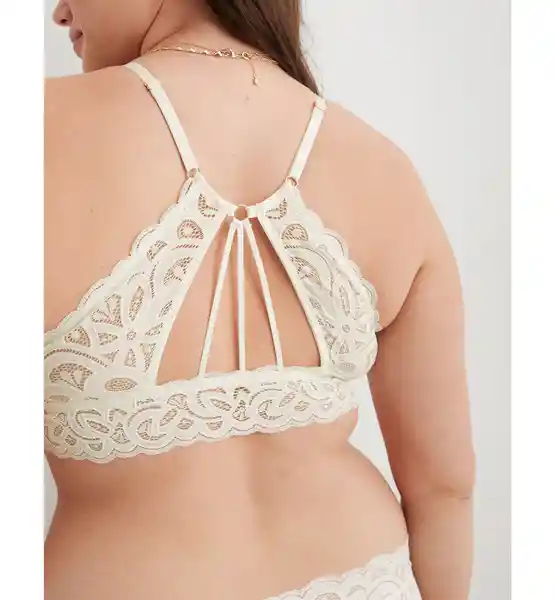 Brasier Bralette Aerie en Beige Talla Large American Eagle