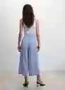 Pantalón Life Azul Talla XS Mujer Mango
