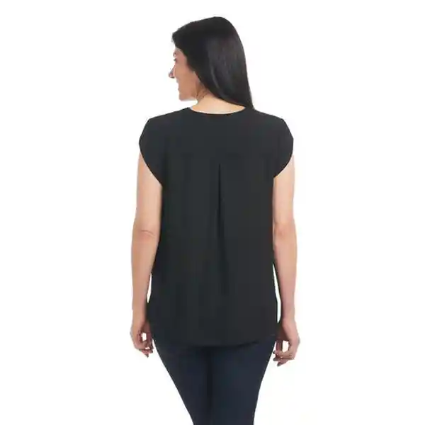 Hilary Radley Blusa de Manga Corta Para Mujer