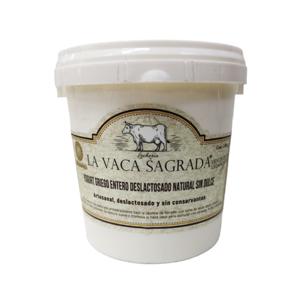 La Vaca Sagrada Yogurt Griego Sin Azúcar 1000 g