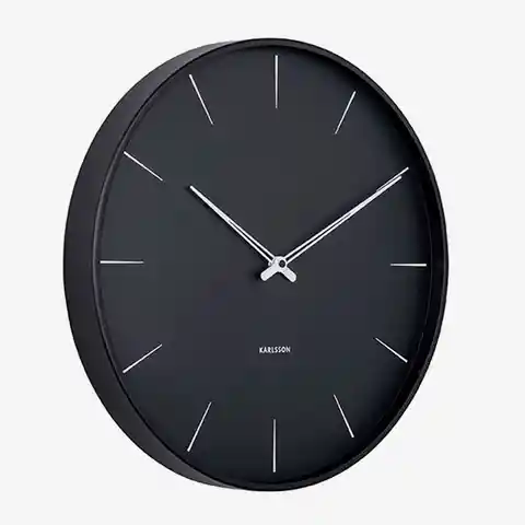 Present Time Reloj Pared Lure Negro