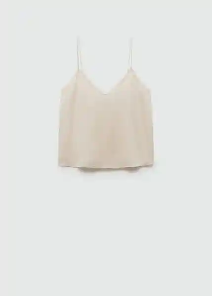 Top Rachy Offwhite Talla S Mujer Mango