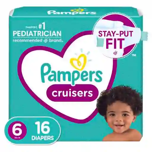 Pampers Cruisers Pañales Talla 6