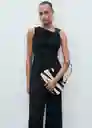 Enterizo Mono Twist2 Negro Talla S Mujer Mango