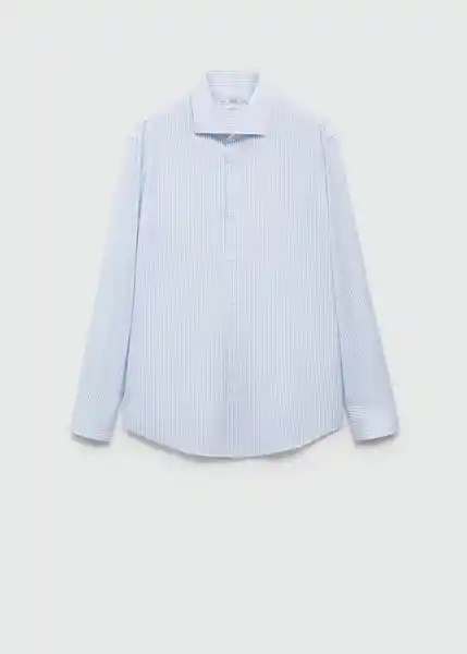 Camisa Pals Blanco Talla M Hombre Mango