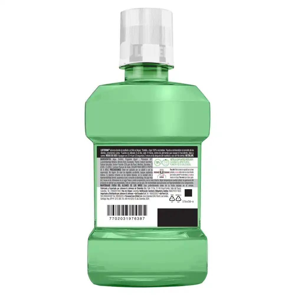 Enjuague Bucal LISTERINE Anticaries Zero 180 ML