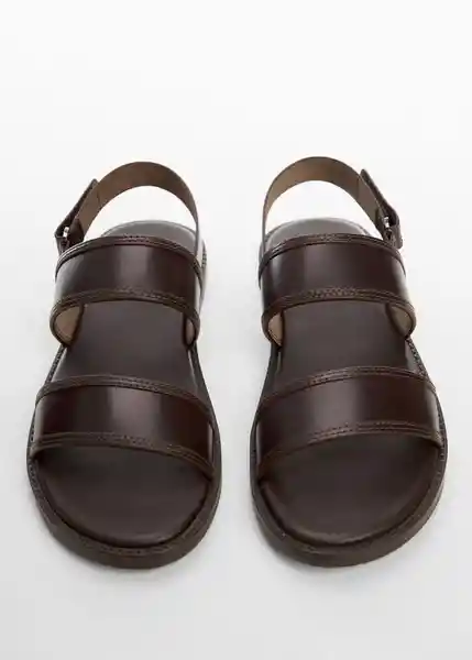 Sandalias Romana Chocolate Talla 41 Hombre Mango