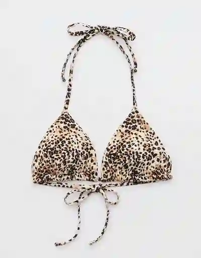 Top de Bikini Aerie Beige Talla: SMALL 5669158 American Eagle