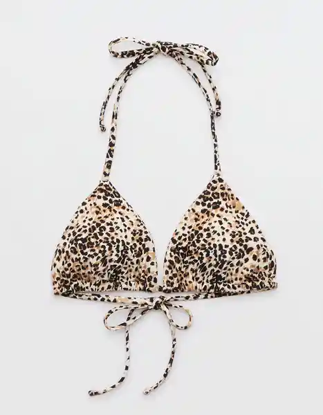 Top de Bikini Aerie Beige Talla: SMALL 5669158 American Eagle