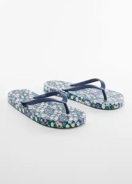 Chanclas Flour Azul Talla 29 Niñas Mango