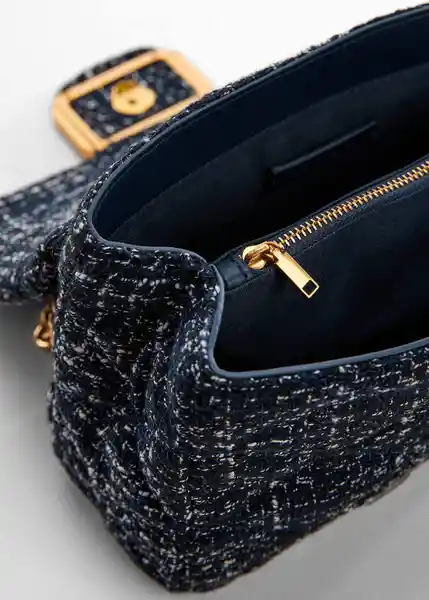 Bolso g Fido Navy Talla 99 Mujer Mango