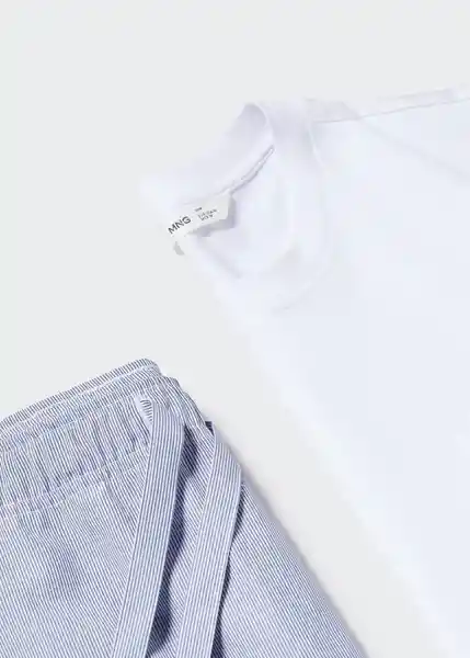 Pack Pijama James Azul Talla S Hombre Mango