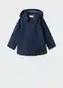 Abrigo Trench Grace Navy Talla 06 Niñas Mango