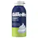 Gillette Espuma de Afeitar Sensitive Foamy Piel Sensible 179 mL