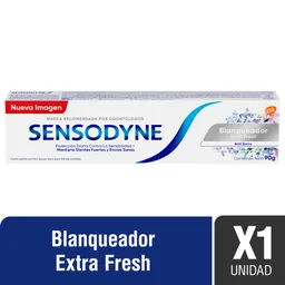 Crema dental Sensodyne Blanqueador Extra Fresh 90 gr.