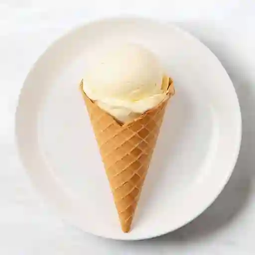 Cóno de helado sencillo