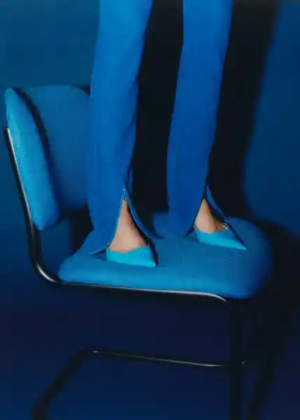 Zapato Wanda1 Azul Talla 37 Mujer Mango