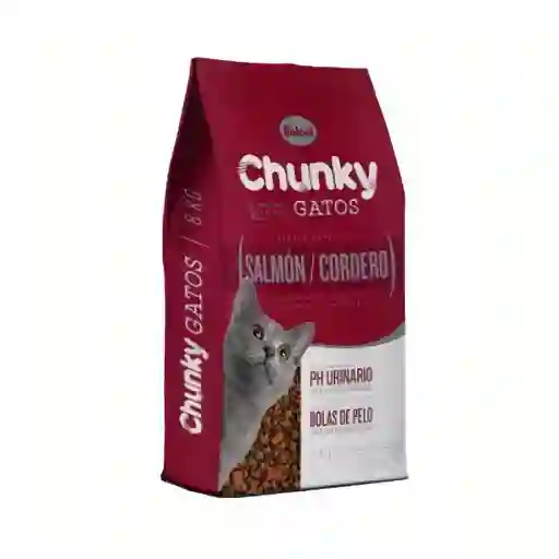 Chunky Alimento para Gato Adulto Salmón y Cordero