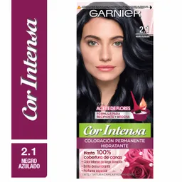 Garnier Cor Intesa Tinte Permanente para Cabello Tono 2.1 Negro Azulado