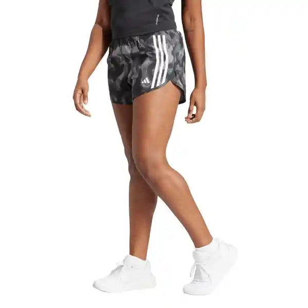 Adidas Short Otr e Aop Para Mujer Gris Talla S2