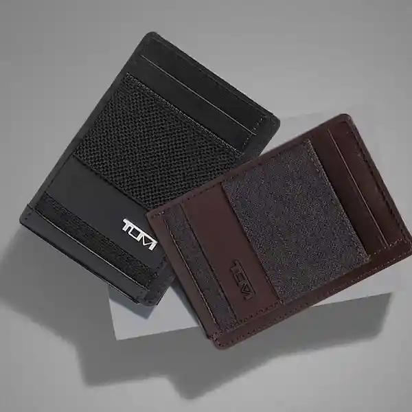 Inkanta Porta Tarjetas Money Clip Alpha Negro