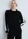 Jersey Comox Negro Talla XL Mujer Mango