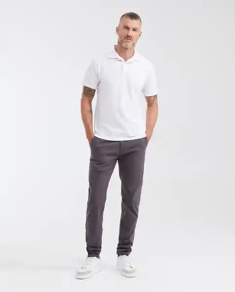 Pantalón Colors Masculino Gris Asfalto Oscuro Talla 34 Chevignon