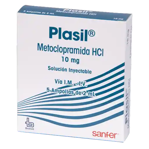 Plasil Solución Inyectable (10 mg)