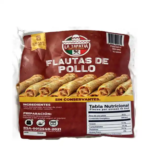 La Tapatia Flauta Pollo