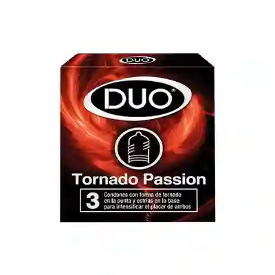 Duo Condones Tornado Passion