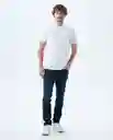 Camiseta Hombre Blanco Talla M 800G003_BLA110601 Americanino