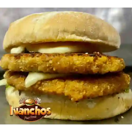 Hamburguesa Doble de Pollo