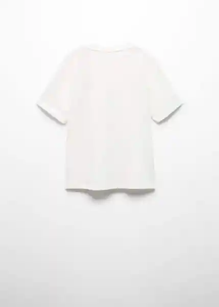 Camiseta Year Niños Off White Talla 6 Mango