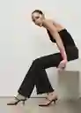 Jean Fiona Tejano Negro Talla 38 Mujer Mango