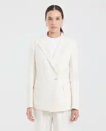 Blazer Lines Femenino Crudo Marfil Claro Talla S Chevignon