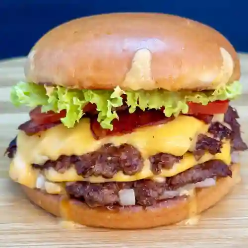 Doble Bacon + Papas