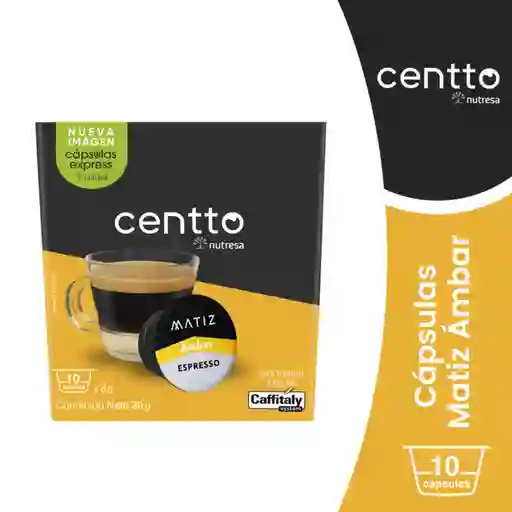 Cápsulas Centto Matiz Ámbar Expresso x 10 Und x 8 g