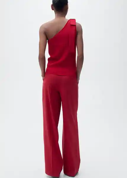 Top Spice Rojo Talla S Mujer Mango