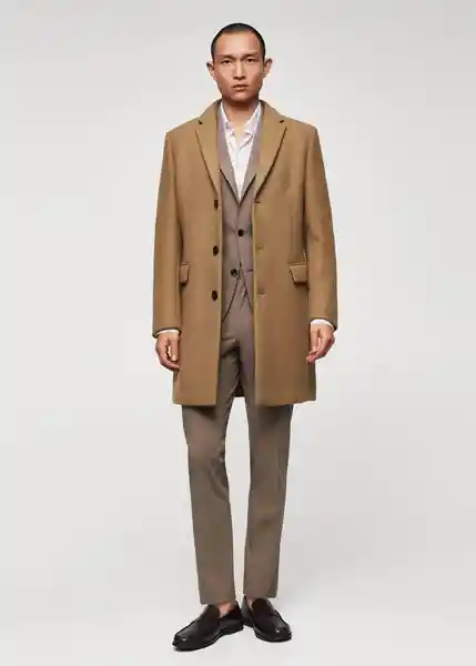 Abrigo Arizona Camel Talla XL Hombre Mango