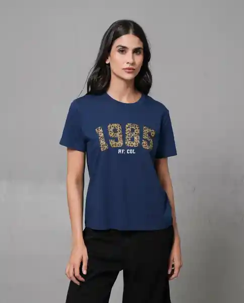 Camiseta Mujer Azul XS 203G009_AZU193936 Rifle