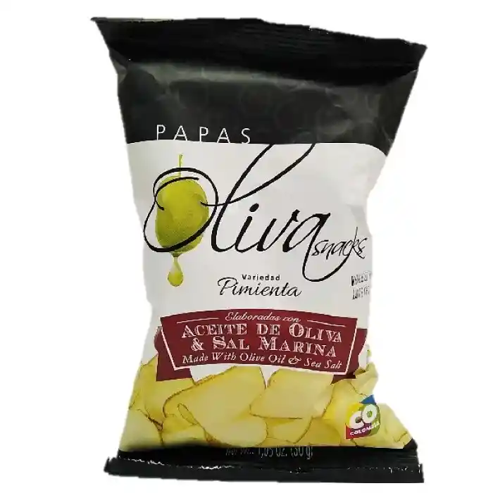 Oliva Snack Papas Pimienta