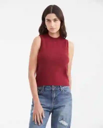 Top Tejido Soul Rojo Granada Oscuro Talla S Chevignon