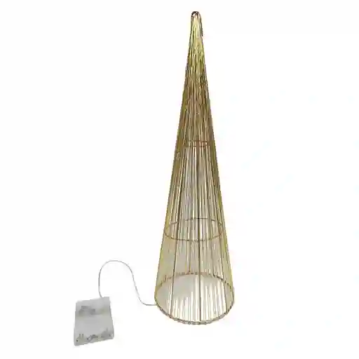 M + Design Árbol Deco Hilos Luz Brillos Nav25