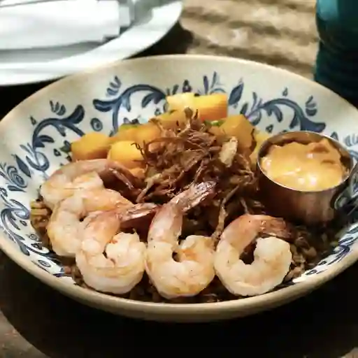 Bowl de Langostinos Al Curry