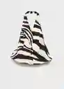 Chaleco Zebra Beige Talla XS Mujer Mango