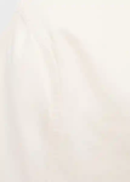 Vestido Blossom Offwhite Talla M Mujer Mango