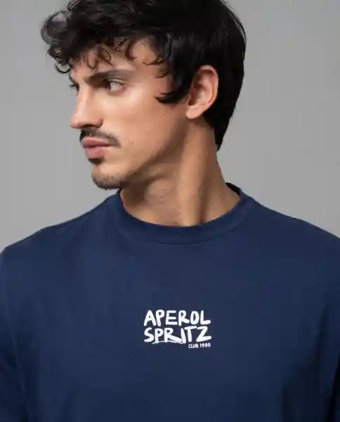 Camiseta Hombre Azul Zarco Oscuro Talla M 58233 Rifle