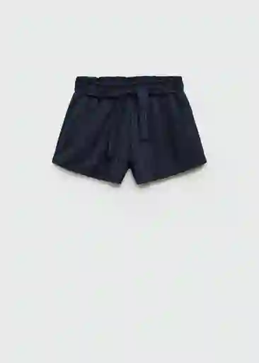 Short Cata Navy Talla 10 Niñas Mango