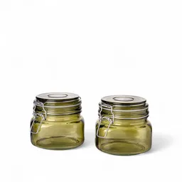 Set de Recipiente Redondo Verde 400 mL Ambiente Gourmet
